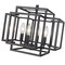 Z-Lite Titania 4 Light Semi Flush Mount, Matte Black 454SF-MB - alternate 5